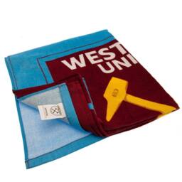 West Ham United FC Crest Beach Towel in Blue - thumbnail 2