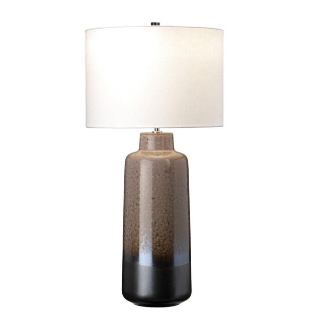 Netlighting Maryland 1 Light Table Lamp Ceramic E27 in White - image 1