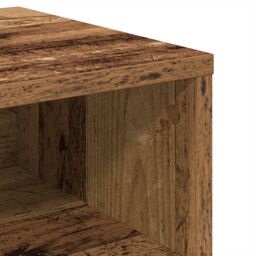 Berkfield Home Bedside Cabinet 2 pcs Old wood 40 x 30 x 30 cm Engineered wood in Brown - thumbnail 9