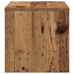 Berkfield Home Bedside Cabinet 2 pcs Old wood 40 x 30 x 30 cm Engineered wood in Brown - thumbnail 7