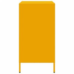 Berkfield Home Sideboard¬†Mustard Yellow 68x39x73.5 cm Cold-rolled Steel - thumbnail 6