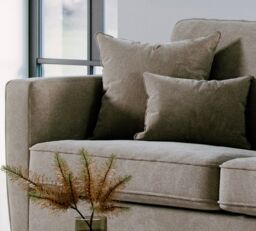 The Great Sofa Company Jackson 2 Seater Chenille Sofa in Light Brown - thumbnail 4