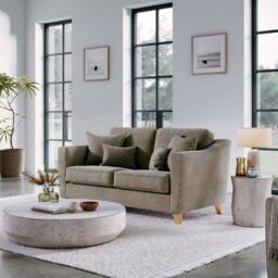 The Great Sofa Company Jackson 2 Seater Chenille Sofa in Light Brown - thumbnail 1