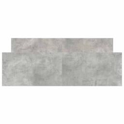 Berkfield Home Bed Frame with Headboard & Footboard Concrete Grey 150x200 cm K… - Size: King - thumbnail 5