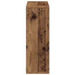 Berkfield Home Wall Shelf Old Wood 104x20x58.5 cm Engineered Wood in Brown - thumbnail 5