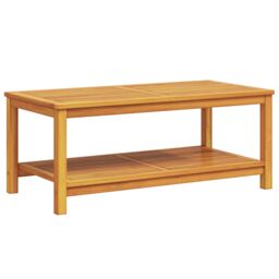 Berkfield Home Coffee Table 70x40x45 cm Solid Acacia Wood in Brown - Size: 70 x 40 x 45 cm - thumbnail 6