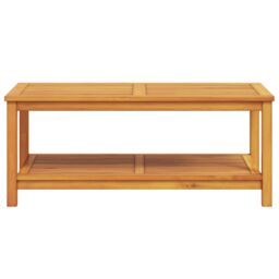 Berkfield Home Coffee Table 70x40x45 cm Solid Acacia Wood in Brown - Size: 70 x 40 x 45 cm - thumbnail 4