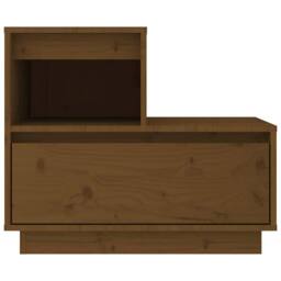 Berkfield Home Bedside Cabinets 2 pcs Honey Brown 60x34x51 cm Solid Wood Pine - Size: 60 x 34 x 51 cm - thumbnail 7