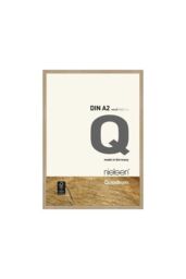 nielsen Quadrum A2 Wooden Picture Frame With Protective Glass Front in Light Oak - thumbnail 1