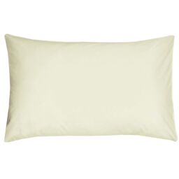 Smart Living Polycotton Bed Linen Luxury Fitted Bedsheet or Pillowcase Non Iron in Ivory - Size: Double Fitted - thumbnail 3