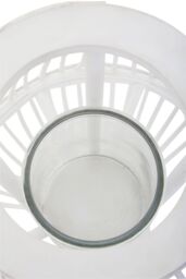 Orsina Lentigo Small Bamboo Lantern in White - thumbnail 5