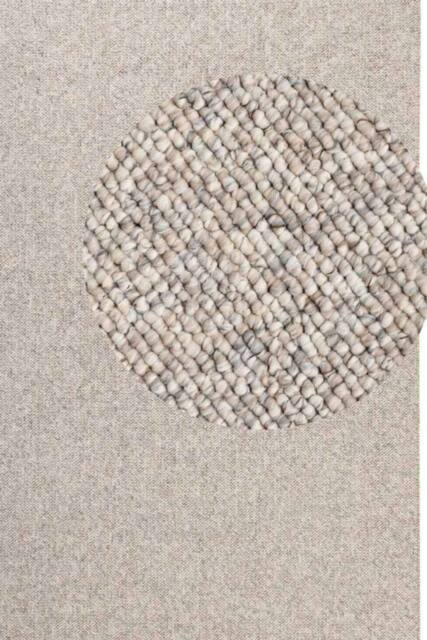 THE RUGS Rocco Flatweave Washable Plain Extra Large Living Room Rug & Runner in Cream - Size: 240 cm x 340 cm - image 1