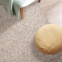THE RUGS Rocco Flatweave Washable Plain Extra Large Living Room Rug & Runner in Cream - Size: 240 cm x 340 cm - thumbnail 7
