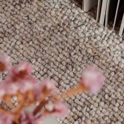 THE RUGS Rocco Flatweave Washable Plain Extra Large Living Room Rug & Runner in Cream - Size: 240 cm x 340 cm - thumbnail 4