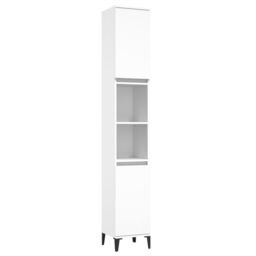 Berkfield Home 3 Piece Bathroom Furniture Set White Engineered Wood - thumbnail 6