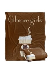 Warner Brothers Gilmore Girls Paper Cup Silky Touch Super Soft Throw Blanket 152x127cm in White - Size: 152x127 cm - thumbnail 2