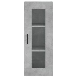 Berkfield Home Highboard Concrete Grey 34.5x34x180 cm Engineered Wood - thumbnail 6
