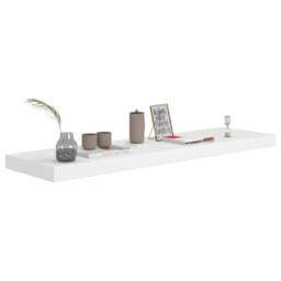 Berkfield Home Durable Floating Wall Shelves 2 pcs White 90x23.5x3.8 cm MDF - thumbnail 7