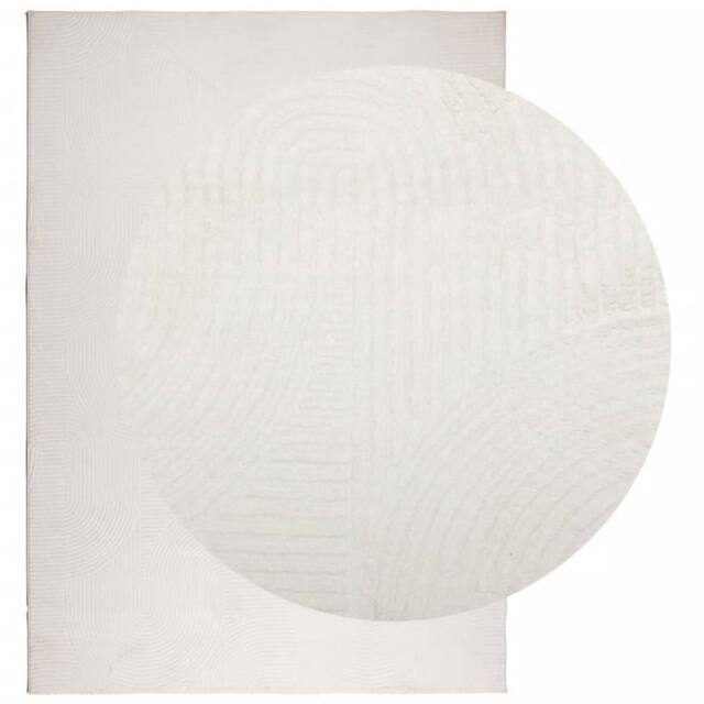Berkfield Home Rug IZA Short Pile Scandinavian Look Cream 160x230 cm - Size: Medium - image 1