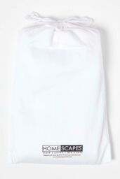 Homescapes Sateen Cotton Fitted Cot Sheets 400 Thread Count, 2 Pack in White - thumbnail 5