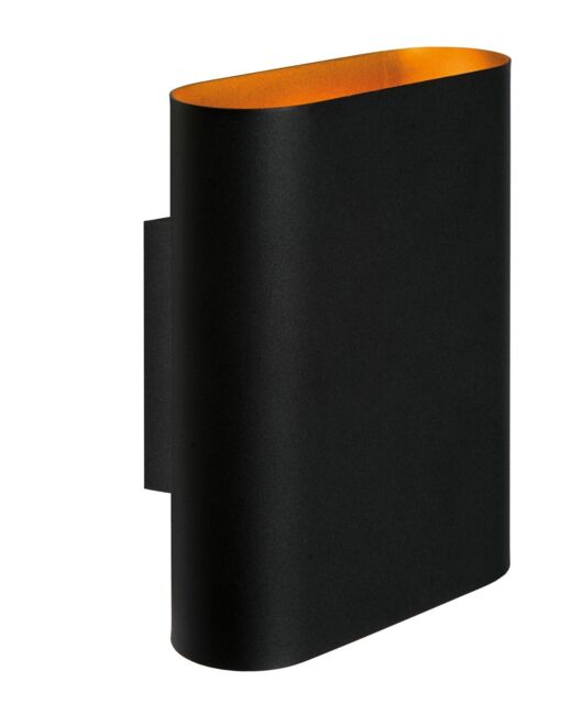 Lucide 'OVALIS' Stylish Dimmable Mountable Indoor Up Down Wall Light 2xE14 in Metallics - image 1