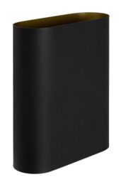 Lucide 'OVALIS' Stylish Dimmable Mountable Indoor Up Down Wall Light 2xE14 in Metallics - thumbnail 2