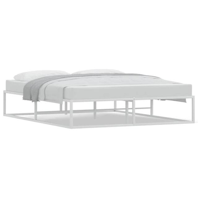 Berkfield Home Bed Frame without Mattress White 160x200 cm Metal - image 1