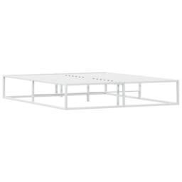 Berkfield Home Bed Frame without Mattress White 160x200 cm Metal - thumbnail 7