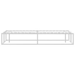 Berkfield Home Bed Frame without Mattress White 160x200 cm Metal - thumbnail 6
