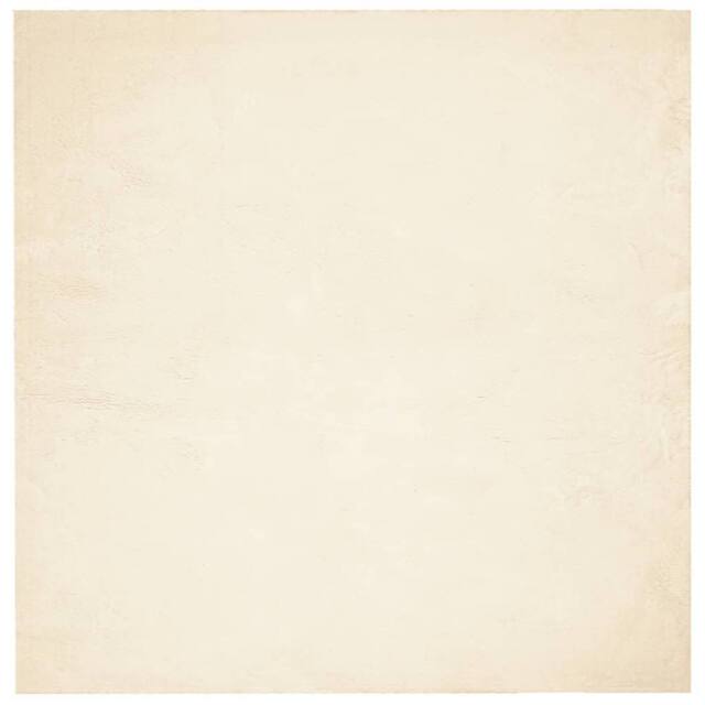 Berkfield Home Rug HUARTE Short Pile Soft & Washable Cream 200x200 cm - Size: Medium - image 1