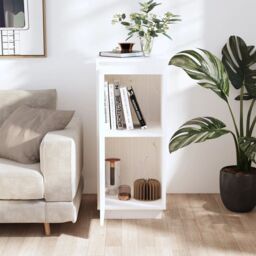Berkfield Home Sideboard White 31.5x34x75 cm Solid Wood Pine - thumbnail 3