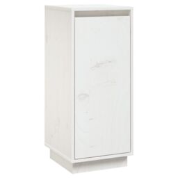 Berkfield Home Sideboard White 31.5x34x75 cm Solid Wood Pine - thumbnail 2