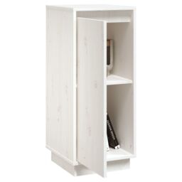 Berkfield Home Sideboard White 31.5x34x75 cm Solid Wood Pine - thumbnail 6