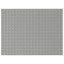 Berkfield Home Weighted Blanket Grey 150x200 cm 7 kg Fabric - thumbnail 3