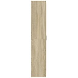 Berkfield Home Highboard Sonoma Oak 70x35x180 cm Engineered Wood in Brown - Size: 70 x 35 x 180 cm - thumbnail 3