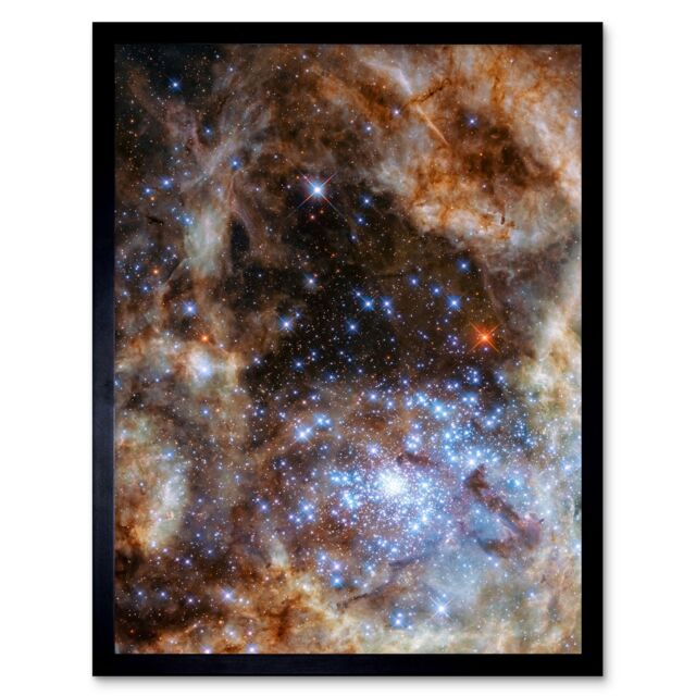 Artery8 Hubble Space Telescope Image Star Cluster R136 Spectroscopic Study Of The Central Region Of Tarantula Nebula In The Large Magellanic Cloud - image 1