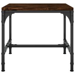 Berkfield Home Side Tables 2 pcs Smoked Oak 40x40x35 cm Engineered Wood in Brown - Size: 40 x 40 x 35 cm - thumbnail 6