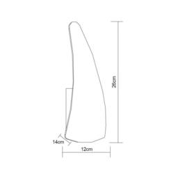 Netlighting Mistral Wall Lamp Left 6W LED 3000K 540lm Chrome Frosted Acrylic in Grey - thumbnail 2