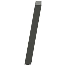 Berkfield Home vidXL Dining Table Legs U-Shaped 2 pcs Anthracite 50x(72-73) cm Steel in Black - thumbnail 6