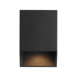 Nordlux Modern Outdoor Wall Light Black Aluminium GU10 Weatherproof - Mains Powered, IP54 - thumbnail 3