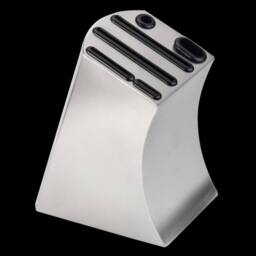 VOGREX Stainless Steel Knife Block Set with Organizer，without knife in Silver - thumbnail 5