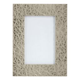 Orsina Prisma Grey High Gloss Photo Frame, Contemporary Geometric Design With Glossy Finish & 4x6 Display