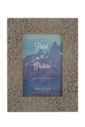 Orsina Prisma Grey High Gloss Photo Frame, Contemporary Geometric Design With Glossy Finish & 4x6 Display - thumbnail 3