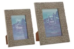Orsina Prisma Grey High Gloss Photo Frame, Contemporary Geometric Design With Glossy Finish & 4x6 Display - thumbnail 4