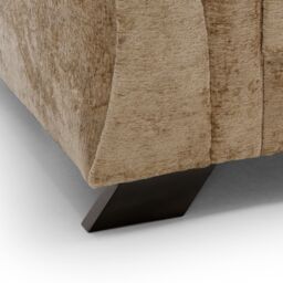 Abakus Direct Farrow Crushed Chenille 3 Seater Sofa in Brown - thumbnail 6