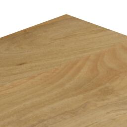 Berkfield Home Coffee Table 100x50x35 cm Solid Mango Wood & Steel in Brown - Size: 100 x 50 x 35 cm - thumbnail 5
