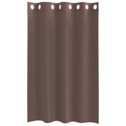 Berkfield Home Voile Curtains with Grommets 2 pcs Brown 140x175 cm - thumbnail 4