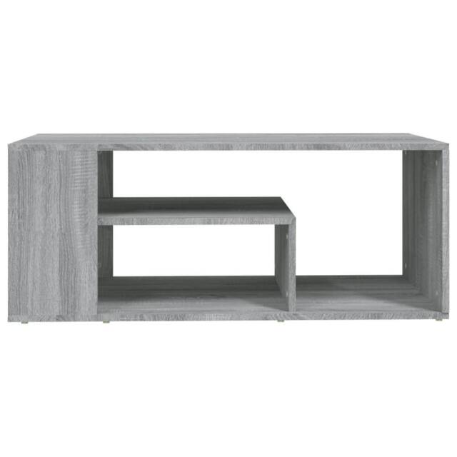 Berkfield Home Modern Coffee Table Grey Sonoma 100x50x40 cm Engineered Wood - Size: 100 x 50 x 40 cm - image 1