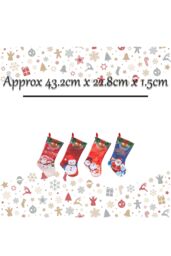VFM e-Store Christmas Santa Sack 1 x Varied Design 50cm x 70cm Christmas Themed - Size: 50 cm x 70 cm - thumbnail 2