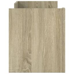 Berkfield Home TV Cabinet Sonoma Oak 100x35x40 cm Engineered Wood in Brown - Size: 100 x 35 x 40 cm - thumbnail 5